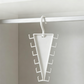 ⏳Time-Limited Special⏰Multifunctional Triangle Closet Organizer – V-Shaped Space-Saving Design, Double-Sided Hooks & 360° Rotating Hook – Declutter Your Wardrobe in Style ✨