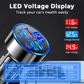 🎉 2026 Sale — Over 44,100 Sold!🔋 6‑In‑1 Car Fast Phone Charger with Voltage Display