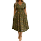 💎 Exclusive Deal 🛍️Women's V-Neck Floral Print Dress with Twist Waist