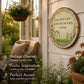 Vintage Garden Wall Plaque