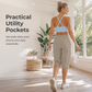 Women's Casual Drawstring Knee-Length Capri Pants