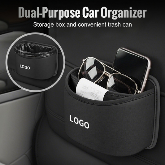 Clip-On Car Storage Box & Trash Can