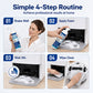 Robot Vacuum Dock Mold Remover Foam with Towel