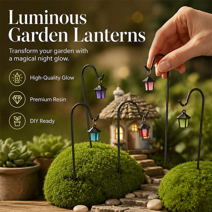 🌿 Glow-in-the-Dark Plant Stakes – 7 colors, premium resin, sturdy iron hooks – magical garden decor. 🌙