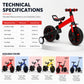 3-in-1 Kids’ Tricycle Balance Bike