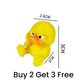 3D Printed Angry Yellow Duck Desk Toy