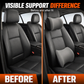 Premium Car Neck & Lumbar Support Pillow