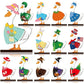 Interchangeable Wooden Seasonal Animal Decor