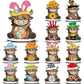 Interchangeable Wooden Seasonal Animal Decor
