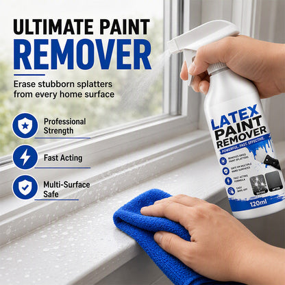 🧽 Fast-Acting Latex Paint Remover Spray – Dissolves Dried Paint in Seconds Without Scratching | LIMITED TIME 🔥