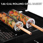 Rolling Grilling Basket for Outdoor BBQ