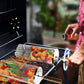 Rolling Grilling Basket for Outdoor BBQ