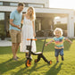 Multifunctional convertible 3-wheel scooter for kids