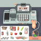 Kids Supermarket Cash Register Toy Set
