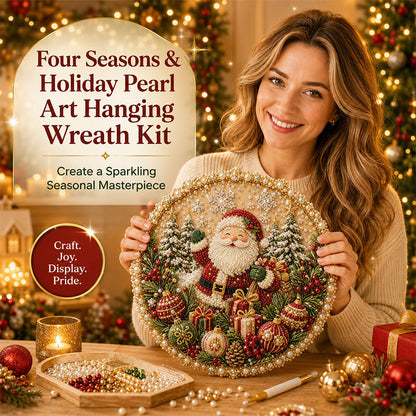 DIY Four Seasons Pearl Wreath Making Kit