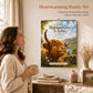🐮 2027 Highland Cow Calendar – Whimsical Art & Everyday Warmth 🐦