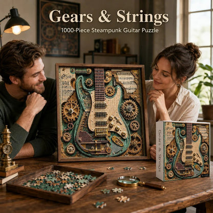 Creative Steampunk Guitar 3D Puzzle