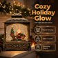 Vintage Christmas Snowing Night Light