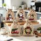 🎅 LIMITED‑TIME 50% OFF! ✨ Christmas Drawstring Gift Bags – Santa & Reindeer Design, Reusable Fabric Gift Wrapping Bags ✨