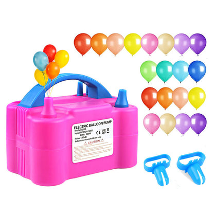 Electric Balloon Pump with Dual Nozzles