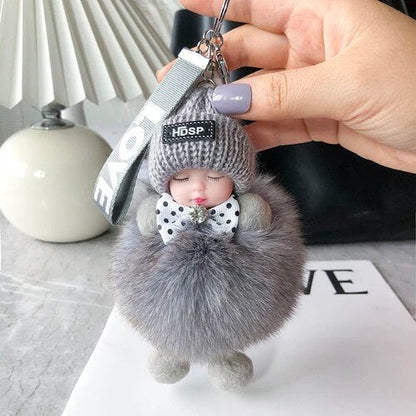 ⏳Time-Limited Special ⏰ Soft Plush Doll Keychain – Cute & Cosy Charm for Bags, Keys & Gifts ✨