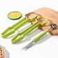 🍉2026 HOT SALE🥳💞50K+ SOLD! 🛡️3-in-1 Stainless Steel Melon Baller Scoop Tool Kit
