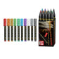 Cosmetic Grade Temporary Tattoo Markers for Skin, 10/15 Vibrant Colors Flexible Brush Tip Pens,, High Detail, Face Makeup Halloween, None Toxic, Office Stationery Writing Tool