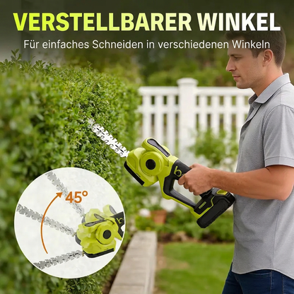 ✂️💪 Cordless Hedge Trimmer & Grass Shear – 50% OFF! 45° pivoting head, lightweight 0.9kg, dual safety switch – effortless garden maintenance. 🌳
