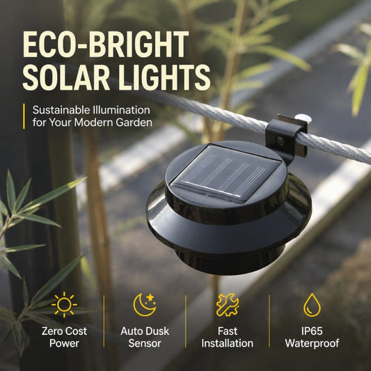 🔥🔥5-Pack $44.97🔥10-Pack $89.94🏠Outdoor Waterproof Solar LED Gutter Wall Lights