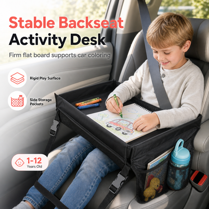 ⏳Time-Limited Special⏰🚗🎨Kids Back‑Seat Travel Activity Tray | Keep Children Occupied On Long Road Trips✏️