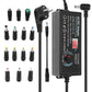 🔌 Adjustable DC Power Adapter: 3V-24V, Digital Display, Safety Protection