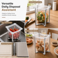 Foldable Stainless Steel Trash Bag Holder for Kitchen & Desktop