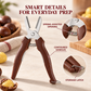 Score & Peel Chestnuts in Seconds! 2-in-1 Chestnut Shear