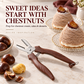 Score & Peel Chestnuts in Seconds! 2-in-1 Chestnut Shear