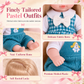 Realistic Baby Girl Doll Toy Set