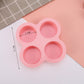 4-Cavity Silicone Cake Baking Mold