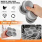 4-Cavity Silicone Cake Baking Mold