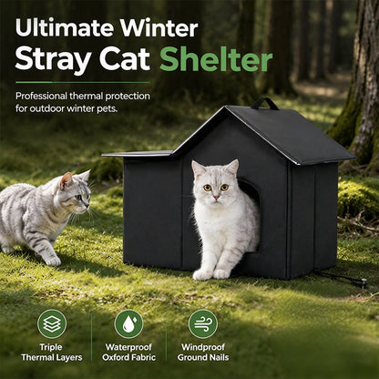 🐱 Outdoor Cat Shelter – Insulated & Weather-Resistant