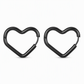 Geometric Stainless Steel Huggie Hoop Earrings