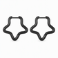 Geometric Stainless Steel Huggie Hoop Earrings