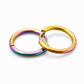Geometric Stainless Steel Huggie Hoop Earrings