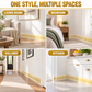 ⏳ Limited-Time Offer: 50% Off! Self-Adhesive 3D Skirting Board & Wall Trim – Waterproof, Flexible, 10 × 500 cm Roll