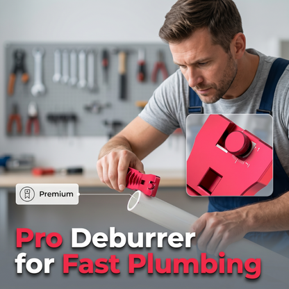 Portable Copper & Plastic Pipe Deburring Reamer