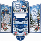 🎄🎁 Christmas Pull-Tab 3D Greeting Card – Interactive Sliding Design
