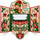 🎄🎁 Christmas Pull-Tab 3D Greeting Card – Interactive Sliding Design