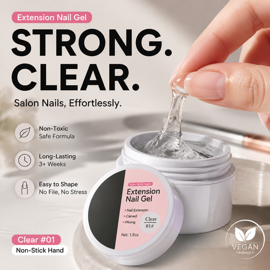 💅 50% OFF! ✨ Solid Nail Extension Builder Gel – Easy-to-Control Formula for Beautiful DIY Nail Extensions 💖