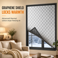 ❄️ 50% OFF! ✨ Graphene Thermal Insulated Window Curtain – Draft Stopper & Heat Retaining Drape with Graphene Thermal Cotton Layer, Full 360° Edge Sealing, Waterproof Condensation-Resistant & Easy Roll-Up Design – 4 Sizes Metallic Silver 🏡