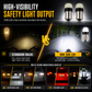 1156 1157 COB 12SMD LED Bulbs for Car and Motorcycle Reverse Turn Signal Brake Tail Lights