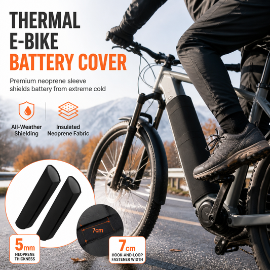 🚲 E-Bike Battery Cover – 5mm Thermal Neoprene Insulation Sleeve
