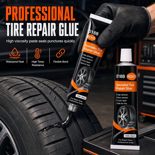 Black Waterproof Heat-Resistant Tire Repair Glue
